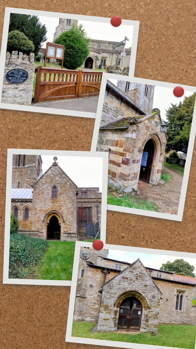 Gates &amp; Porches, including 1 #StMaryTheVirginPodington 
2 #StAndrewBroughton 3 #AllSaintsThorpeMalsor 
#PhilOnaBike (Archive) #WoodenWednesday #AdoorableThursday #dailydoor #Thursgate #lovegates