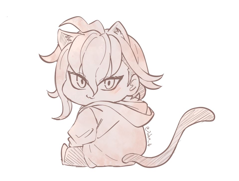 a very quick doodle because i miss him very much