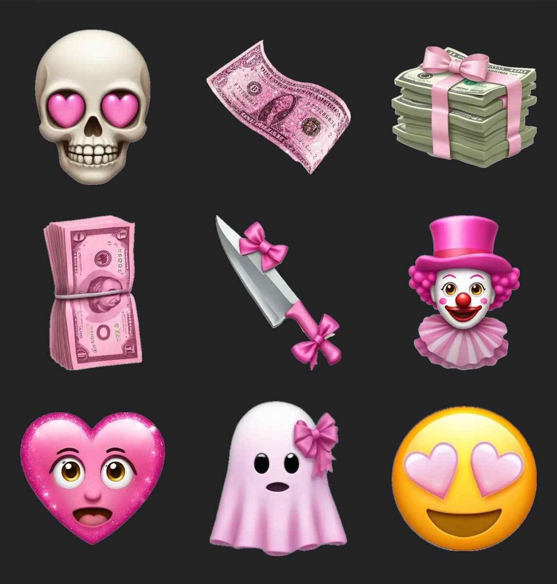 ayeigb's tweet image. #iOS18 #customemoji #iphonestickers #iPhone16ProMax 
👻 💀 ☠️