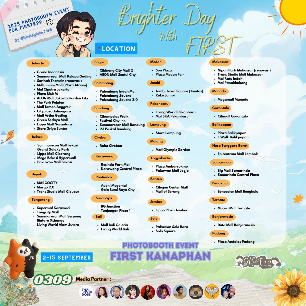 mysugarcoffee's tweet photo. ☀️💛 𝐁𝐑𝐈𝐆𝐇𝐓𝐄𝐑 𝐃𝐀𝐘 𝗪𝐈𝐓𝐇 𝐅𝐈𝐑𝐒𝐓 💛☀️
✨ First Kanaphan Photobooth by @bucingmm ✨
📍 @selfietimeid | 2-15 SEP 2025

Make memories with @Firstkpp’s special Birthday frame 🧡

#BrightDayWithFirst
#FirstKanaphanBDProject2025 #FirstKanaphan https://t.co/IwZuVu5TQF