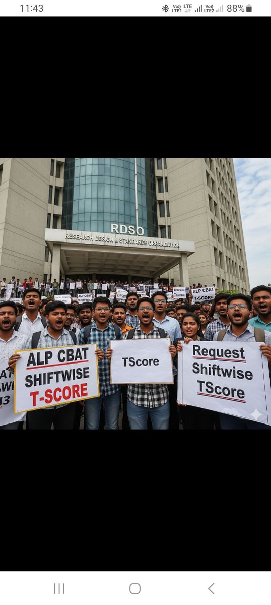 Brajesh85775517's tweet image. ALP Psycho Exam 3 Shift में हुआ है तो उसका T-score भी shift wise कैलकुलेट किया जाना चाहिए क्योंकि तीनो शिफ्ट का average score अलग अलग होगा।
एक साथ कैलकुलेट करने से काफी कैंडिडेट के साथ अन्याय होगा।
@RailMinIndia
 
@RDSOLucknow
 
@AshwiniVaishnaw

#shiftwise
#shiftwiseacore