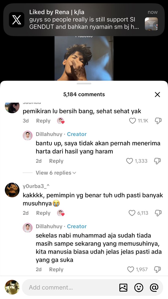 freakaltv's tweet photo. lu liat dah komennya gua sakit kepala bgt anjg 😭😭😭 https://t.co/Xtdxoq07uO