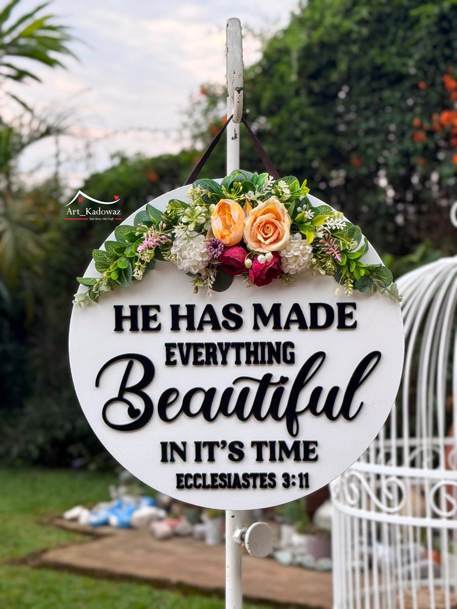 He has made everything beautiful in its time.” – Ecclesiastes 3:11 🌸

Not early. Not late. In its time.
What are you trusting God to make beautiful this season? 💭

#Ecclesiastes311 #GodsTiming #WednesdayWisdom #Faith