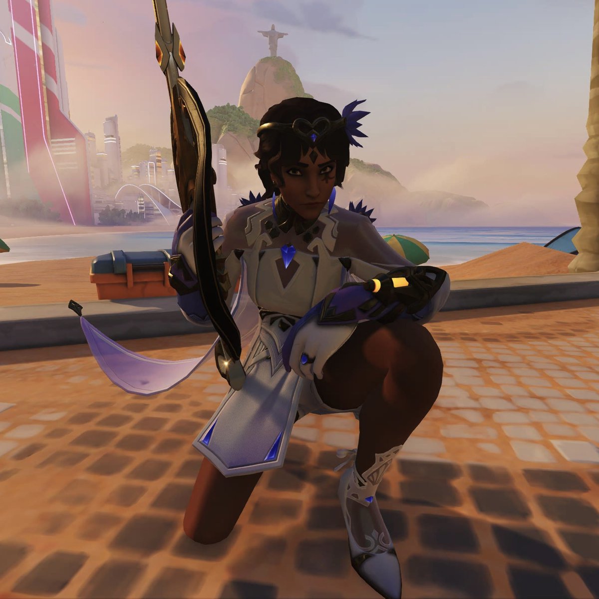 MakimaSwift's tweet image. Blue Lotus Ana 🩵 #Overwatch2