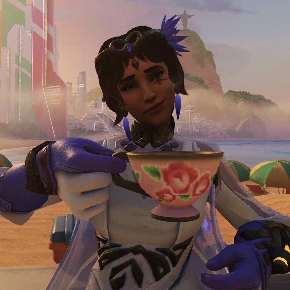 MakimaSwift's tweet image. Blue Lotus Ana 🩵 #Overwatch2