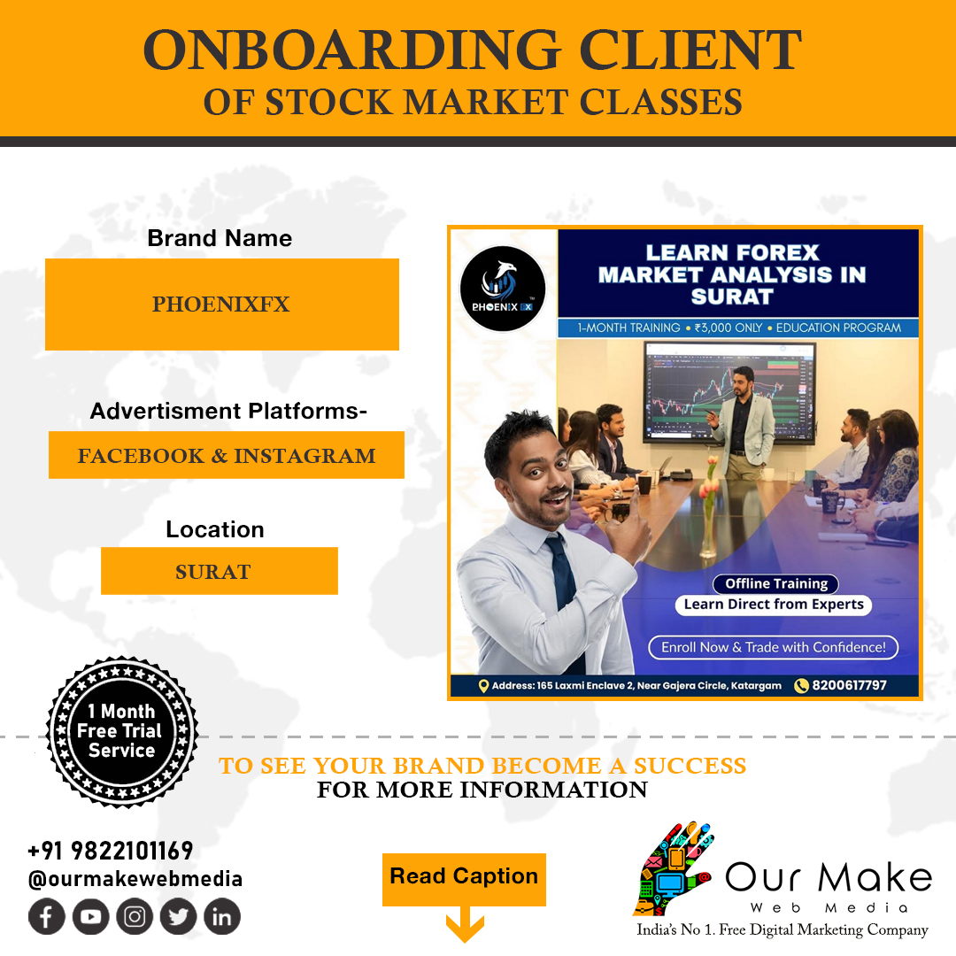 ourmakewebmedia's tweet image. We are very proud and happy😁 to have worked with Phoenixfx💕 for their marketing. 

To know more Call us (+91) 9822101169 or Visit: ourmake.com/digital-market…

And get your One Month FREE Trial Service Today

#DigitalMarketingAgency #DigitalMarketingExpert #OurMakeWebMedia