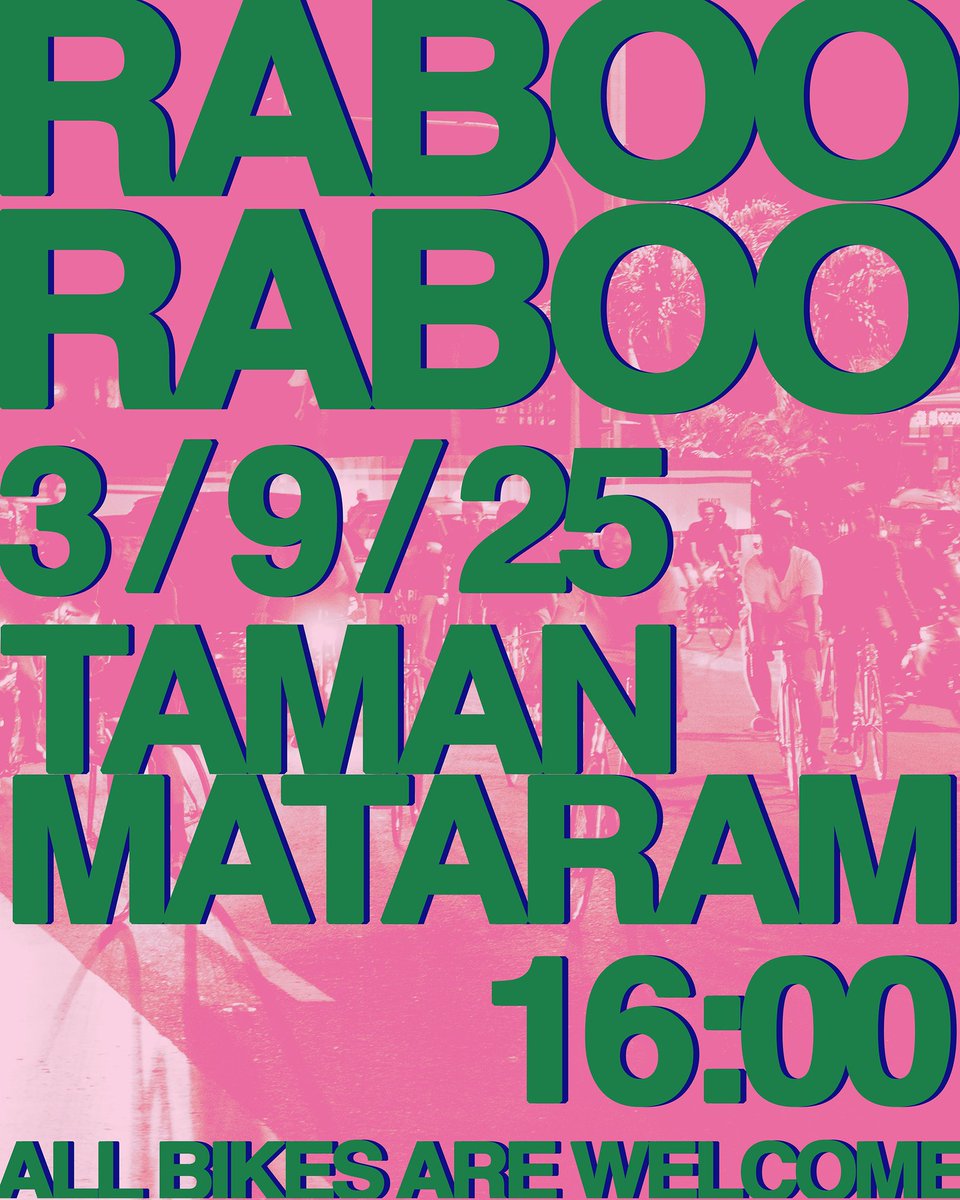 sore ini. #rabooraboo 🚲🌻🚨