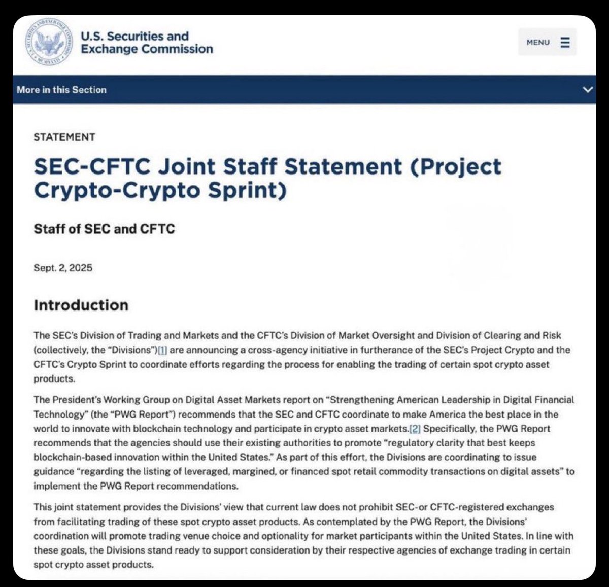 #PudgyPenguins #ETF  almost approved !!! 

FOMO !!! 

<a href="/pudgypenguins/">Pudgy Penguins</a> <a href="/PenguClash/">Pengu Clash</a> <a href="/AbstractChain/">Abstract</a> <a href="/absterxyz/">Abster ✳️</a> 

<a href="/USATODAY/">USA TODAY</a> <a href="/CryptoUSA/">CryptoUSA</a>