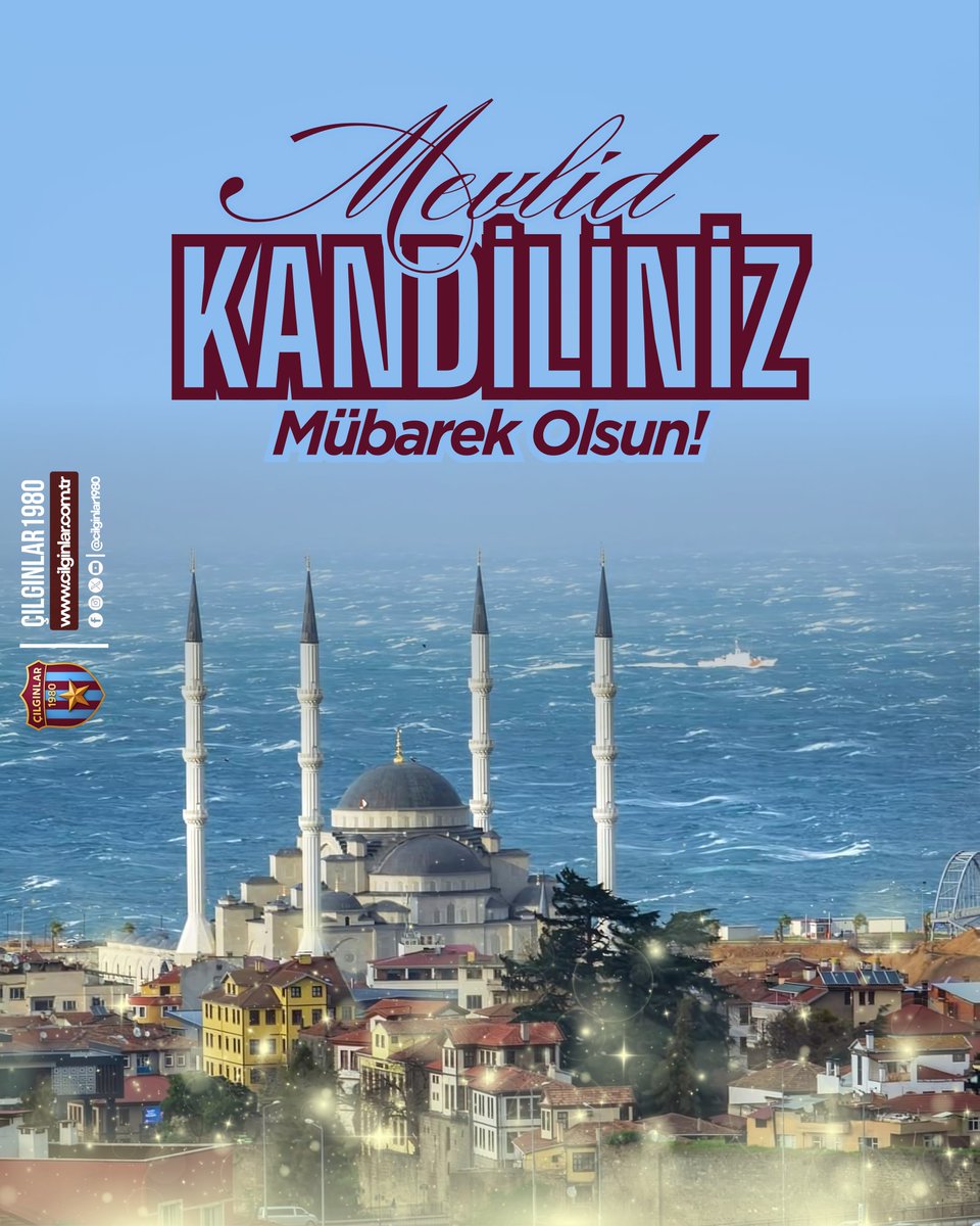 Mevlid Kandiliniz Mübarek Olsun…

#mevlitkandili #ÇılgınlarTaraftarlarGrubu