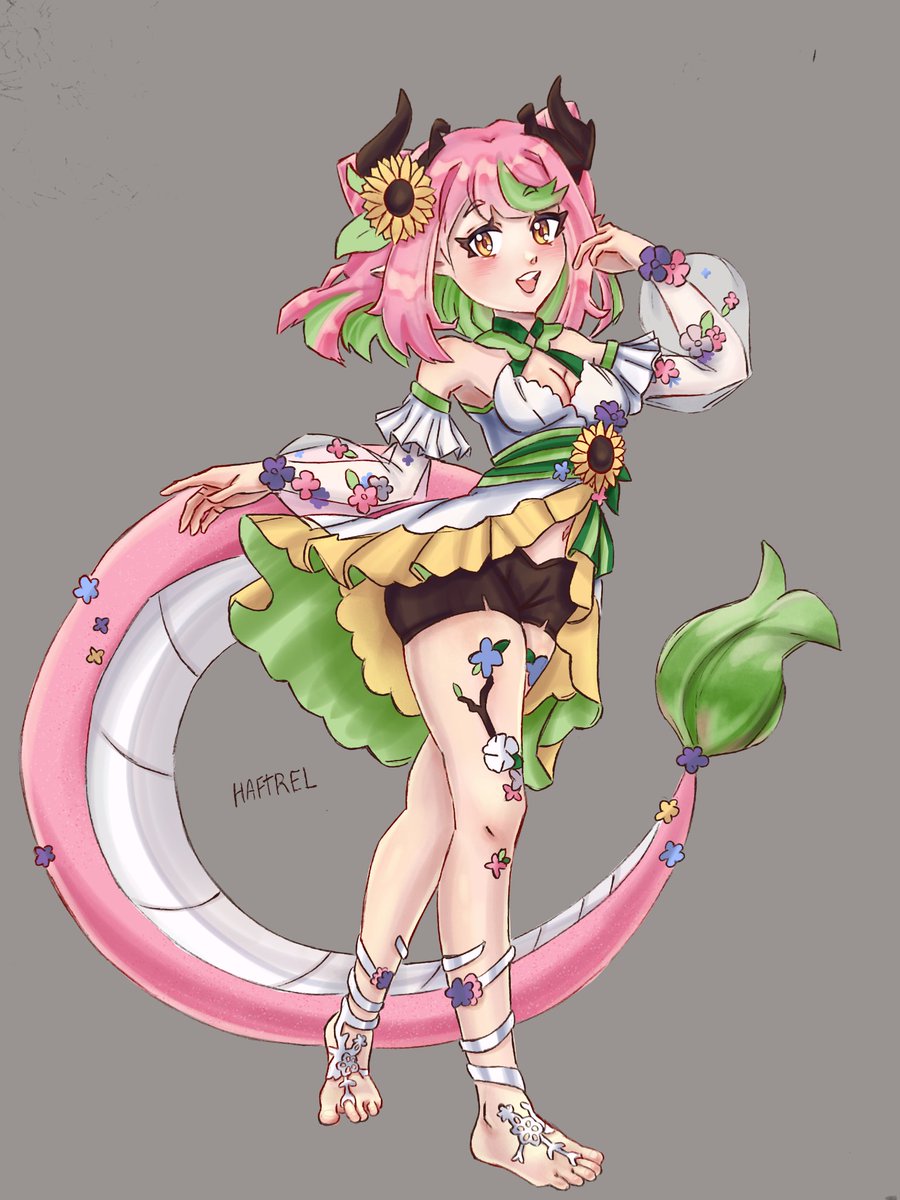 Comission for Coffycat on FB ✨☺️

Full body sketch color x 6usd 
Tat 1 week ✨ 

#Commission #comissionsopen