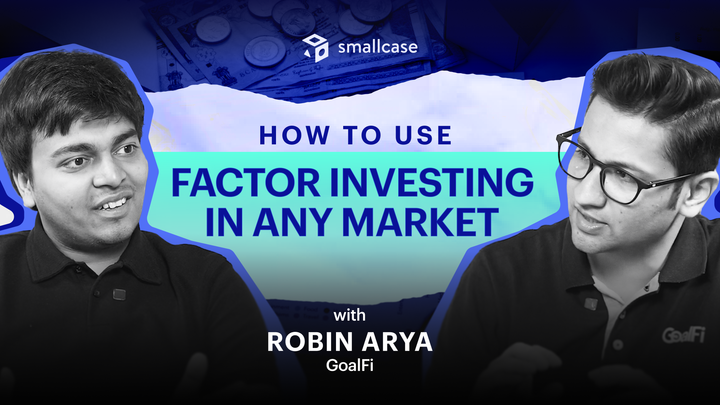 smallcaseHQ's tweet image. Understanding Factor Investing

In this episode of &apos;Investing with @Upsurge_club &apos;, Robin Arya, Founder of @thegoalfi , breaks down how 3-factor and 4-factor indices are built, how they can help in bearish markets, and more.

📹 Watch the full episode here:…
