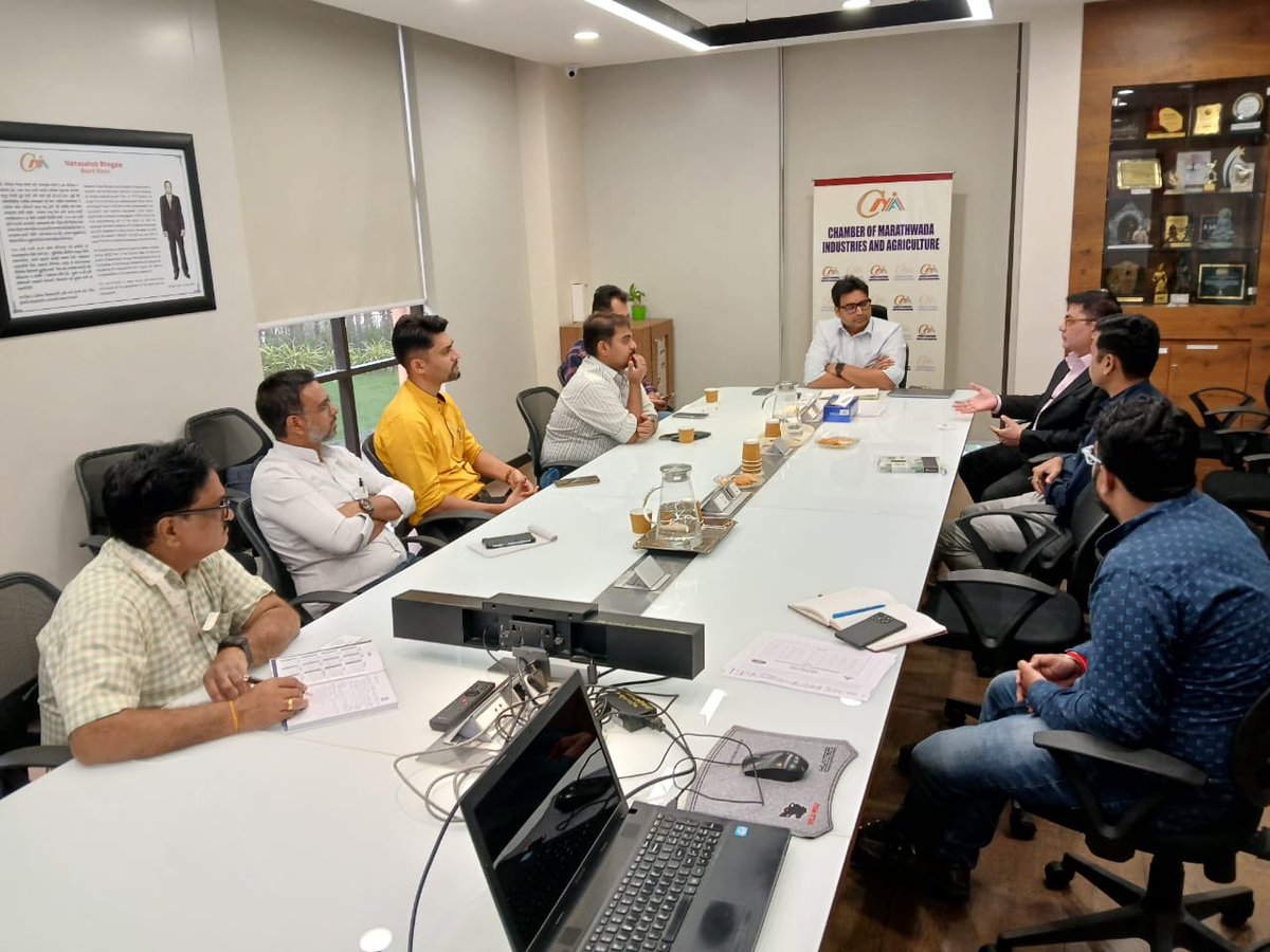 utsavmachhar's tweet image. ✈️ CMIA demands enhanced air connectivity from Air India

Air India’s National Head (Corporate Sales – India) Mr. Milind Nevrekar visited CMIA today.
CMIA raised key demands for Chhatrapati Sambhajinagar:
✅ Direct flights to Mumbai (morning/evening), Pune, Bengaluru &amp;amp; Chennai
✅…