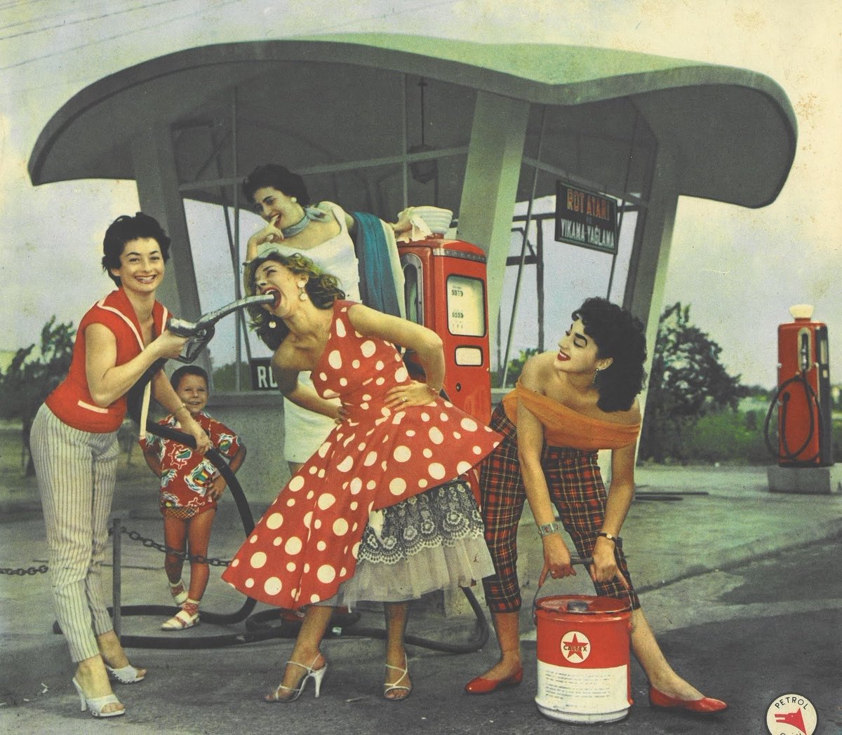 Advertisement for the Turkish oil company Petrol Ofisi, 1960 ⛽️🇹🇷