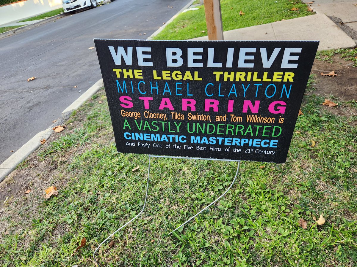 EBKfromLA's tweet image. Best lawn sign of the century.
#lawnsign #sign #lawn #signonlawn #michaelclayton
