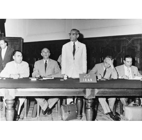 OPECSecretariat's tweet image. Five men. Five nations. One idea. The Founding Fathers of #OPEC—Abdullah Al-Tariki (Saudi Arabia), Juan Pablo Pérez Alfonzo (Venezuela), Dr Tala’at al-Shaibani (Iraq), Dr Fuad Rouhani (Iran), and Ahmed Sayed Omar (Kuwait)—met not just as delegates, but as visionaries committed to…