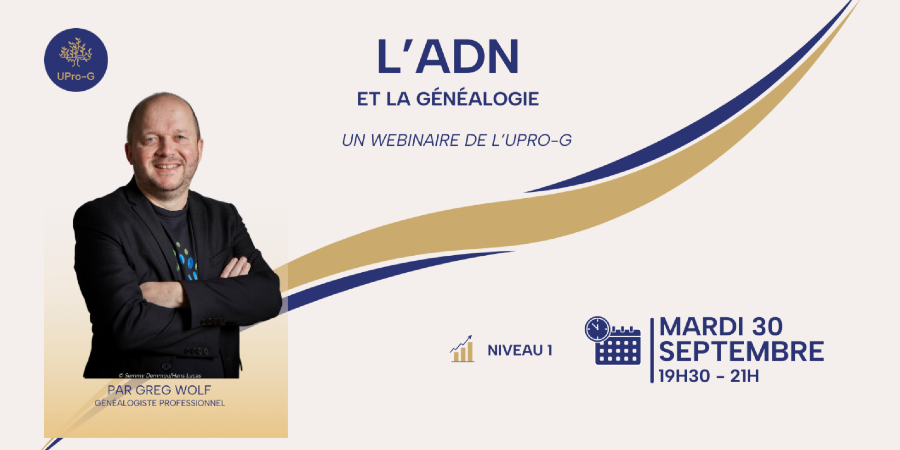 gwolf's tweet image. En 2 webinaires les 30 septembre et 7 octobre, initiez vous à la généalogie génétique et identifiez des ancêtres inconnus avec vos résultats ADN sur MyHeritage.

#genealogie #genealogistefamilialprofessionnel #genealogiegenetique #ADN #detectiveADN

greg-wolf.com/formations-gen…