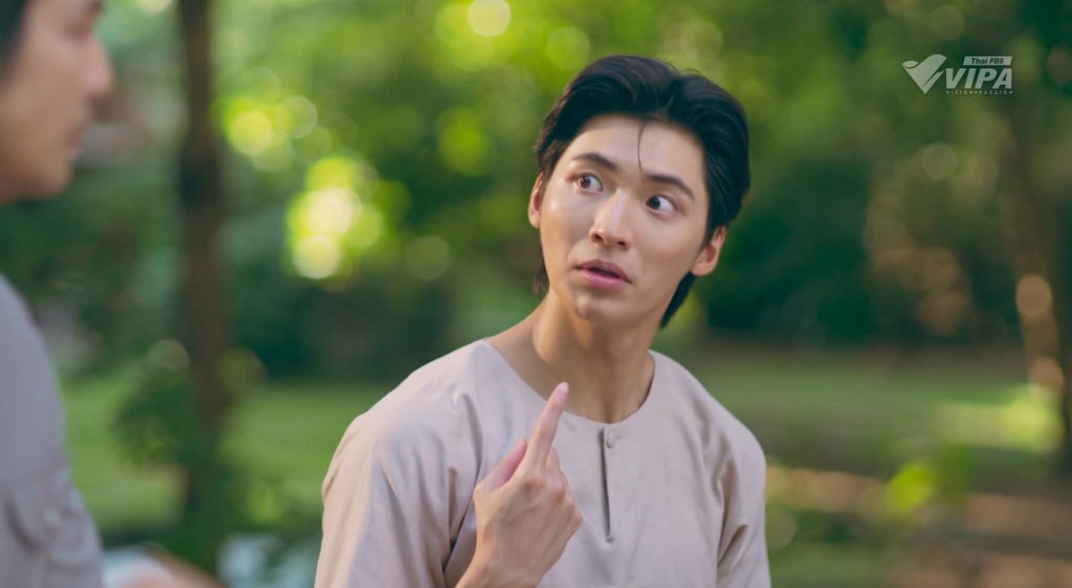 memorwithnamie's tweet photo. [The Death of Khun Phra (2025) – Thai title: #สังข์ทองไม้พลองทองใบ]

Before Reset aired, Pond starred in another series, also a short one with just 12 episodes, but it’s really funny.

#Piecesofponlawit #pondponlawit https://t.co/jZKI7P6hFk