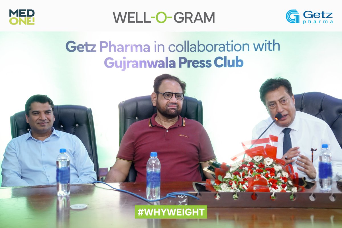 GetzPharmaIntl's tweet image. #GetzPharma organized Health Screening Camps and Awareness Sessions at the Multan, Gujranwala, and Lahore Press Clubs to equip journalists with essential health knowledge for more informed reporting on obesity.
#MedOne #WellOGram