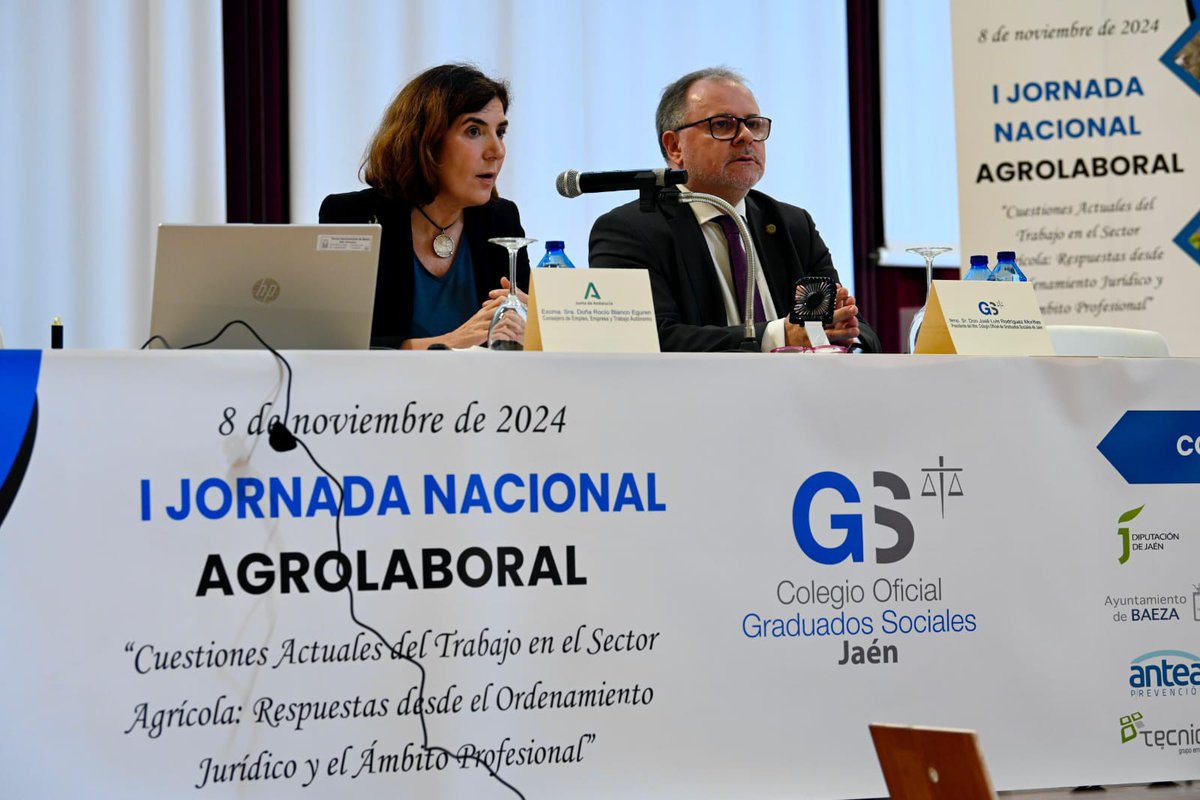 📢Os adelantamos las fechas y el lugar de celebración de la II Jornada Nacional Agrolaboral que organiza nuestro colegio

📅Se celebrará el 6 y el 7 de noviembre
📍Se desarrollará en el Auditorio de las antiguas ruinas de San Francisco en Baeza 

Foto de la edición del pasado año