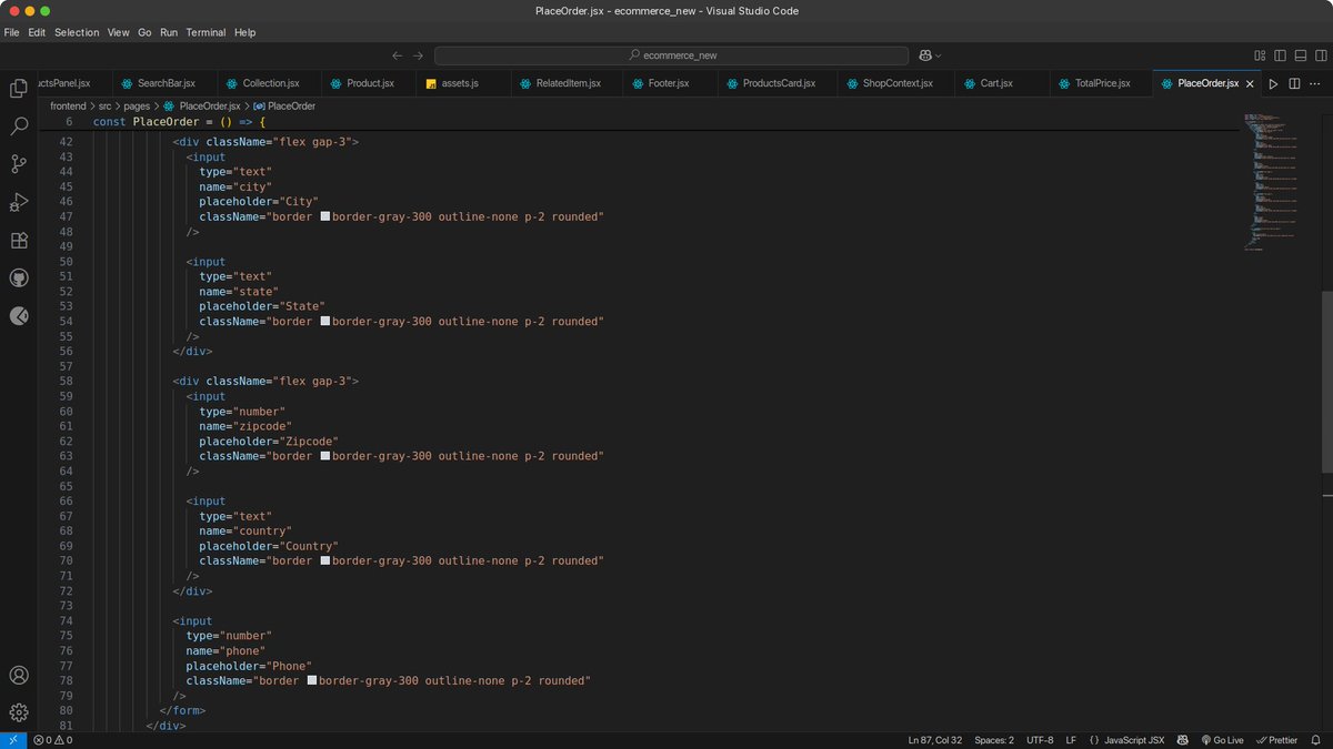 theboringcoder1's tweet image. Day 3 of #100DaysOfCode ๐
โ
Completed Cart & Order Placement sections ๐
๐ Next up: diving into the Backend!
Excited to connect the frontend with real data ๐ป
#MERN #BuildInPublic #WebDev #letsconnect