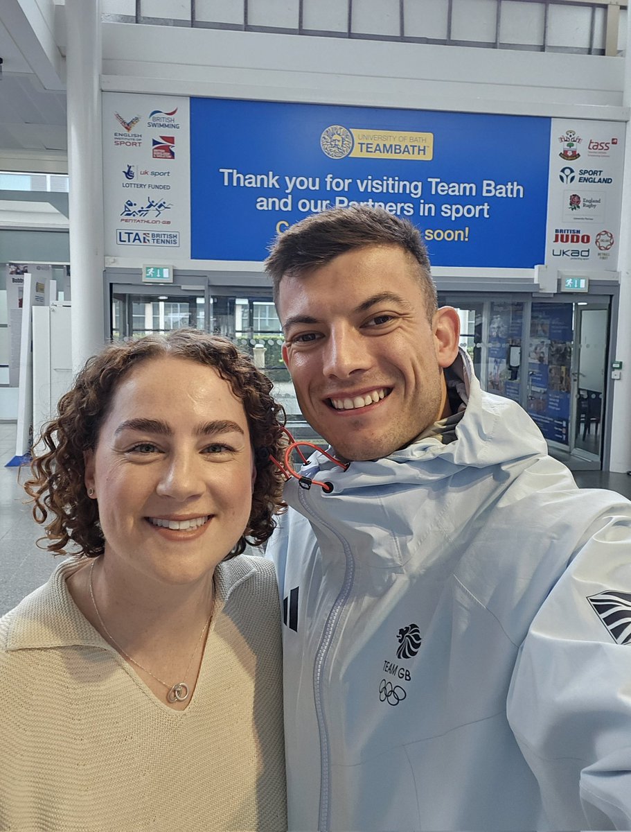 Back at <a href="/TeamBath/">Team Bath</a> yesterday to interview current skeleton World Champion ( and <a href="/TeamGB/">Team GB</a> teammate) Matt Weston for <a href="/ukantidoping/">UK Anti-Doping</a> ahead of <a href="/milanocortina26/">Milano Cortina 2026</a>
Chatting about how his <a href="/Olympics/">The Olympic Games</a> preparations are going and his commitment to clean sport 🙌