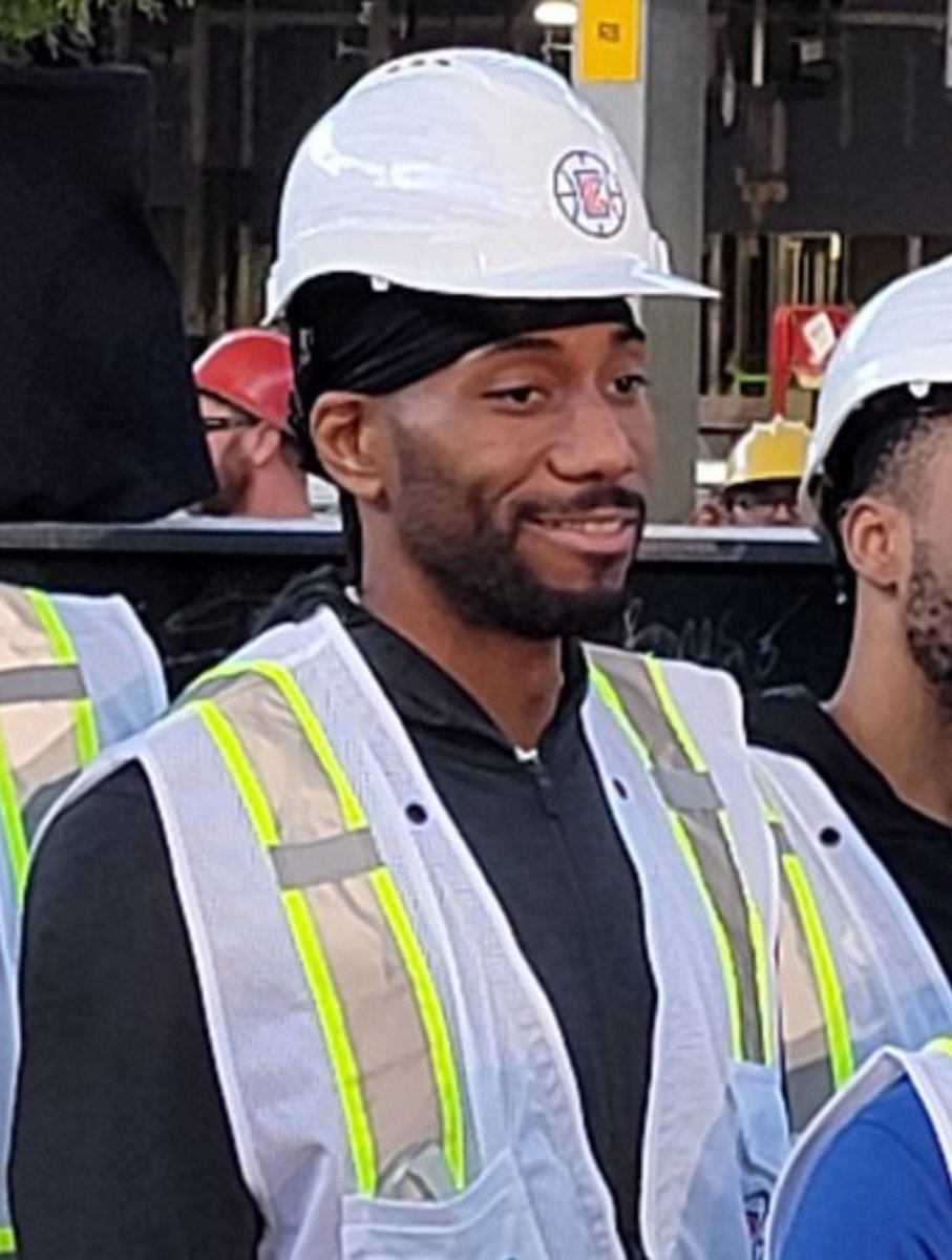 Kawhi showing up to collect his “tree planting” check every quarter