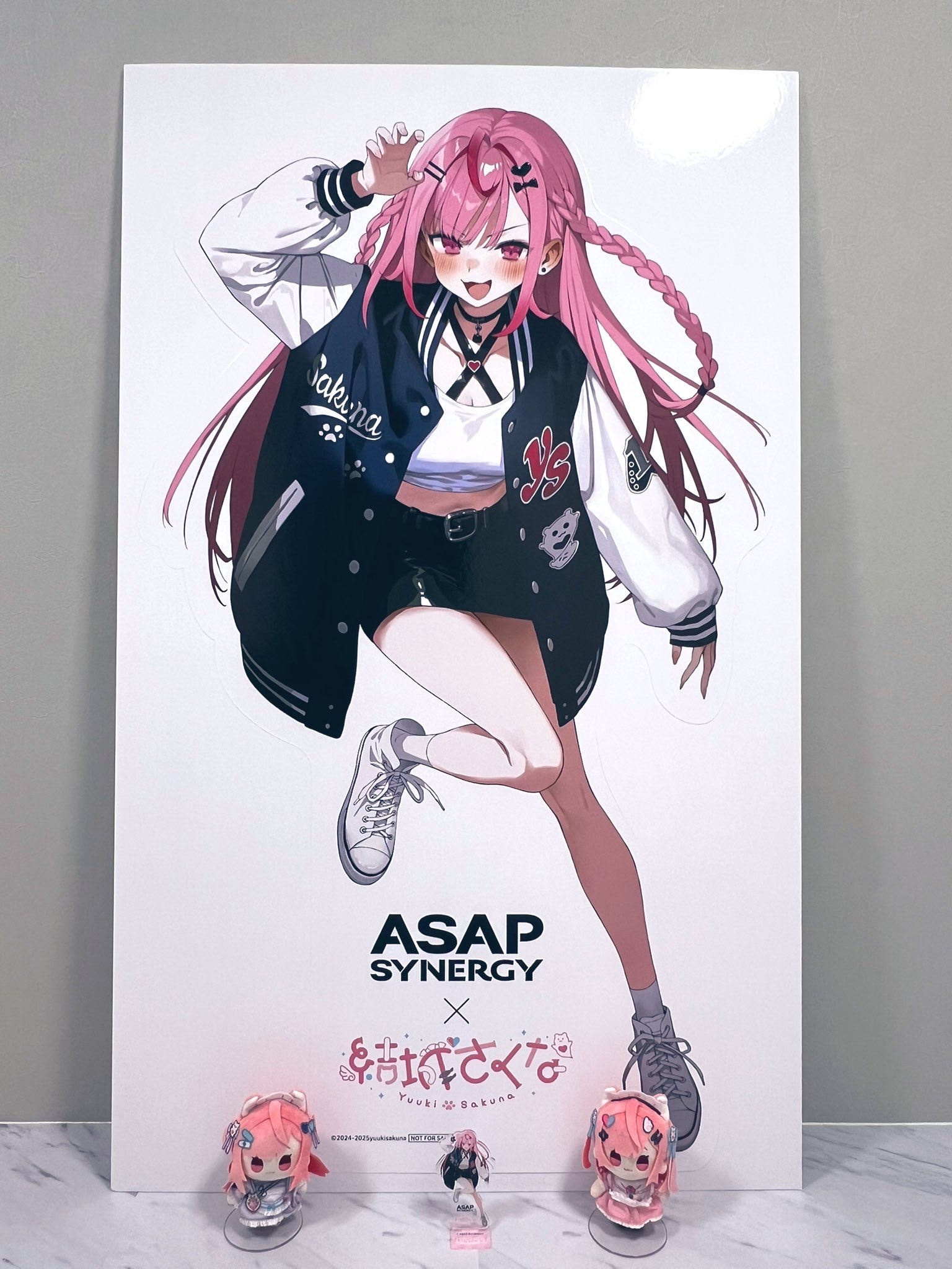 ASAP SYNERGY 結城さくな コラボ等身大パネル 人気VTuber「結城
