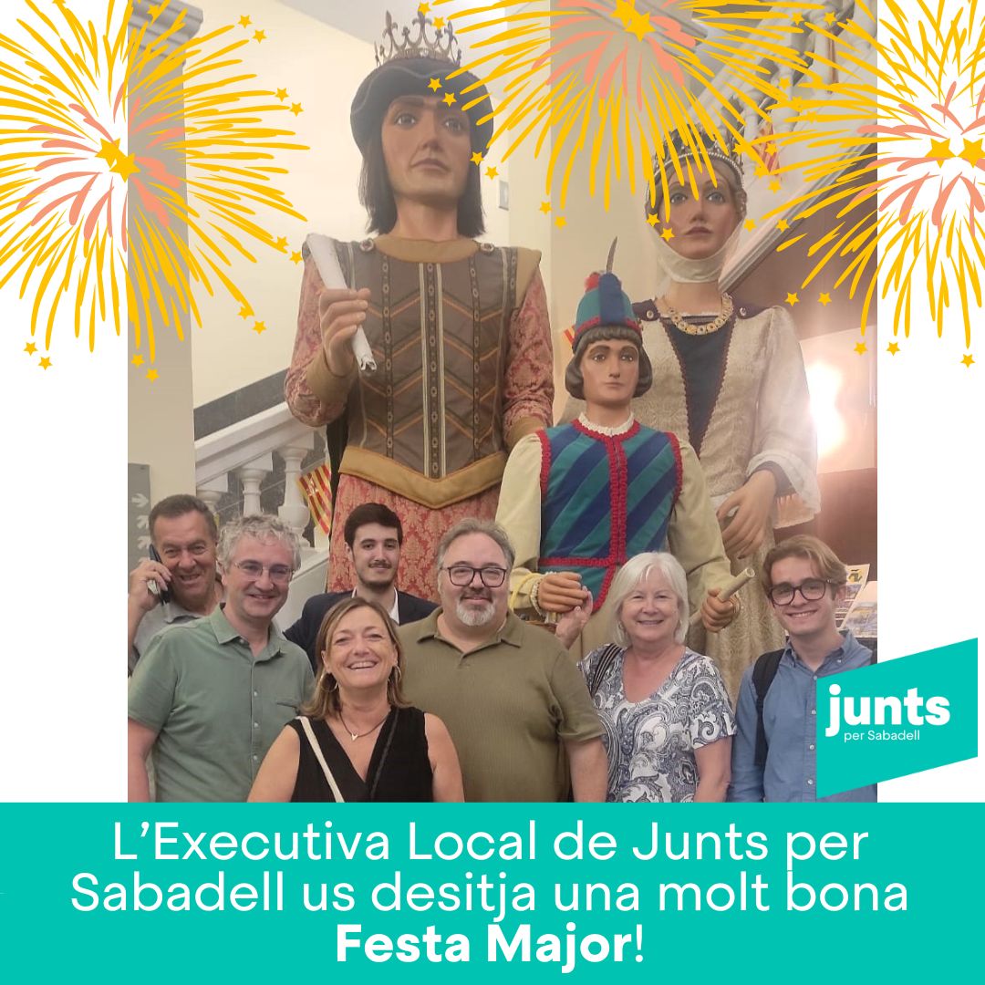 🎊🎉 Lluïu de cap a peus com us en sentiu, de sabadellencs, amb el mocador de Festa Major posat.
El podeu recollir als centre cívics i a l'Oficina de Turisme.
🪅🎡 Gaudiu la Festa Major!