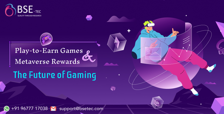 Gaming isn’t just play anymore—it’s pay. Dive into #PlayToEarn and the #Metaverse with blockchain at the core. #P2E #NFTs #BlockchainGaming #BSEtec #CryptoGaming #Web3 
 bsetec.com/blog/play-to-e… #BlockchainGames #NFTs