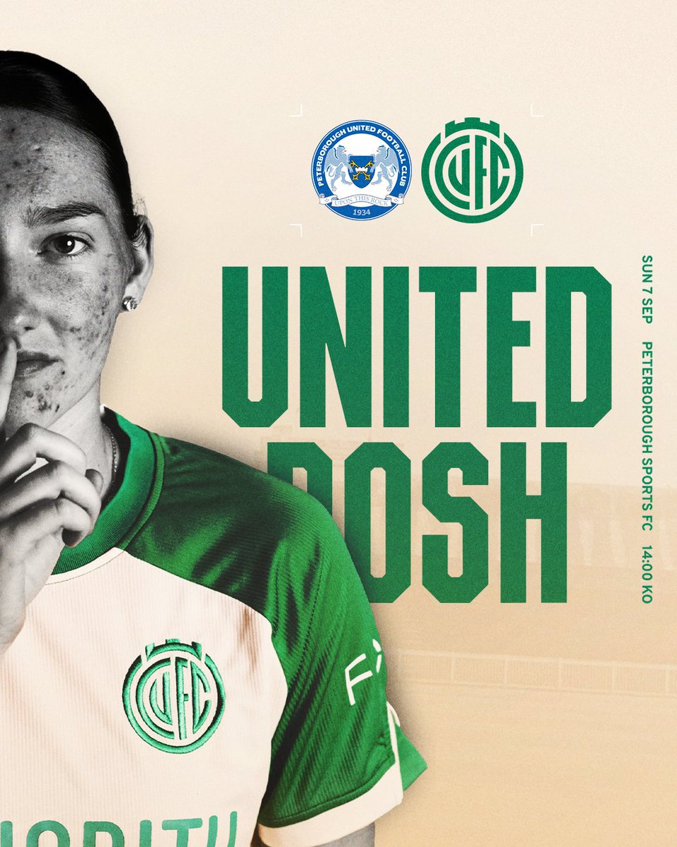 𝗡𝗲𝘅𝘁 𝗠𝗮𝘁𝗰𝗵: <a href="/theposhwomen/">The Posh Women</a> 👊

A break from league action this Sunday as we travel to Posh in the league cup.

🆚 <a href="/theposhwomen/">The Posh Women</a> 
🏟️ Peterborough Sports FC
🕑 14:00 KO