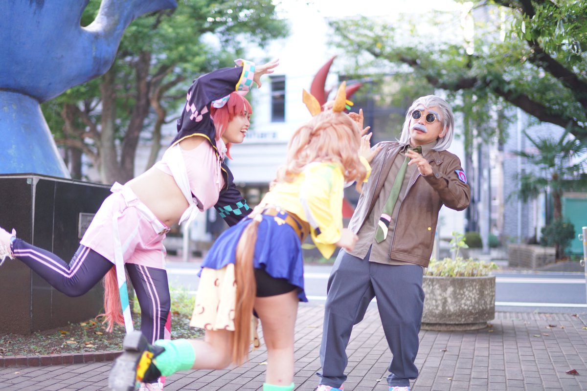 ワド@龍 4/23 ヴィルサン (@wado_dragon) on Twitter photo ⚠️cosplay
ウマ娘に人間がかてるわけがない
みたいになったやつ
ポッケ<a href="/uokka__maya/">柏原 まや🧡次走未定、28a!エレン反応遅🙏就活生</a>
ダンツ<a href="/erico_555/">️えり子️︎🌟4日アース7日池袋a!</a>
ナベトレワド
📸<a href="/cnsproduce_ceo/">CNSProduceの中の人</a>
#CNSパンケーキクラブ ⚠️cosplay
ウマ娘に人間がかてるわけがない
みたいになったやつ
ポッケ<a href="/uokka__maya/">柏原 まや🧡次走未定、28a!エレン反応遅🙏就活生</a>
ダンツ<a href="/erico_555/">️えり子️︎🌟4日アース7日池袋a!</a>
ナベトレワド
📸<a href="/cnsproduce_ceo/">CNSProduceの中の人</a>
#CNSパンケーキクラブ