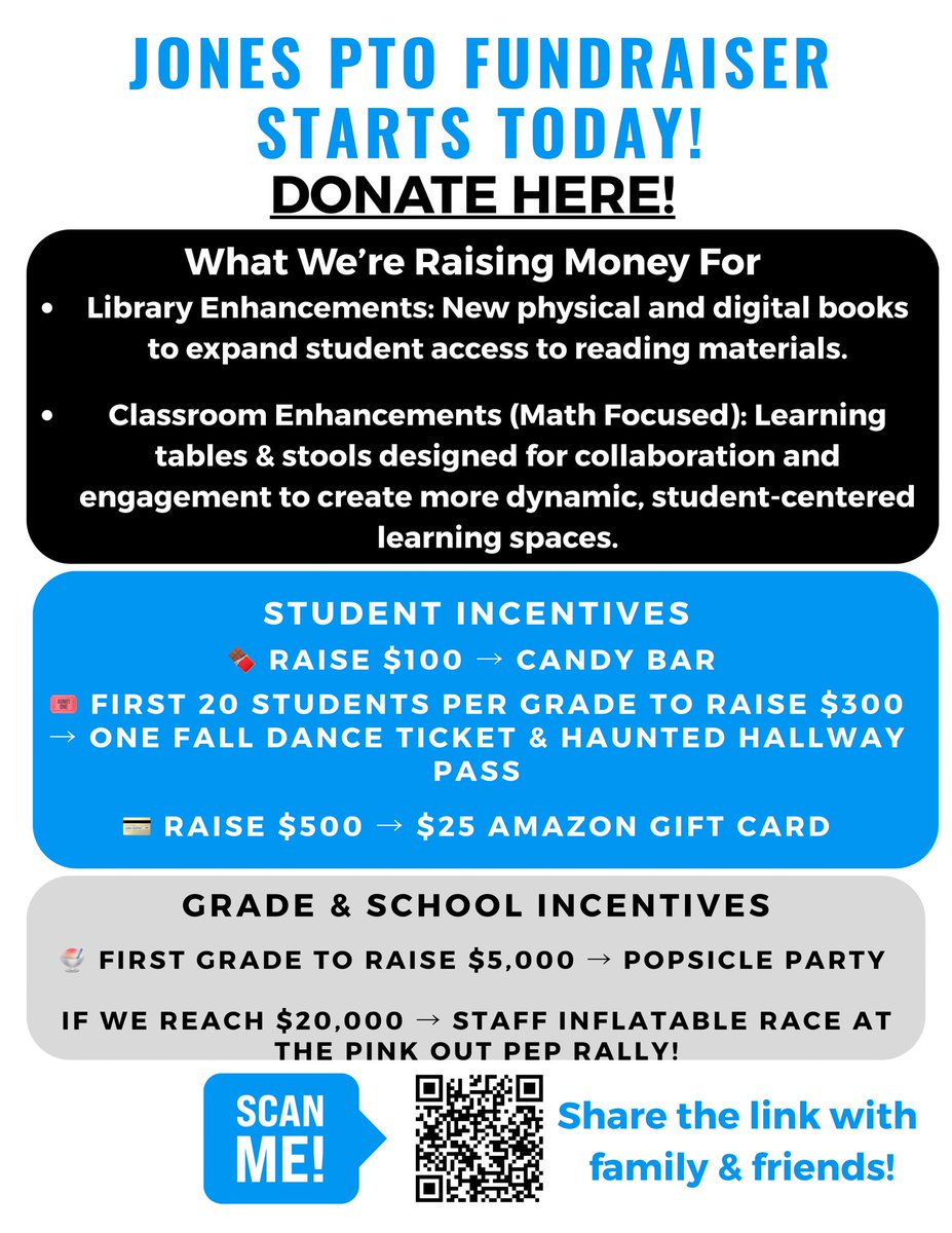 Daniel L Jones Middle School PTO tweet media