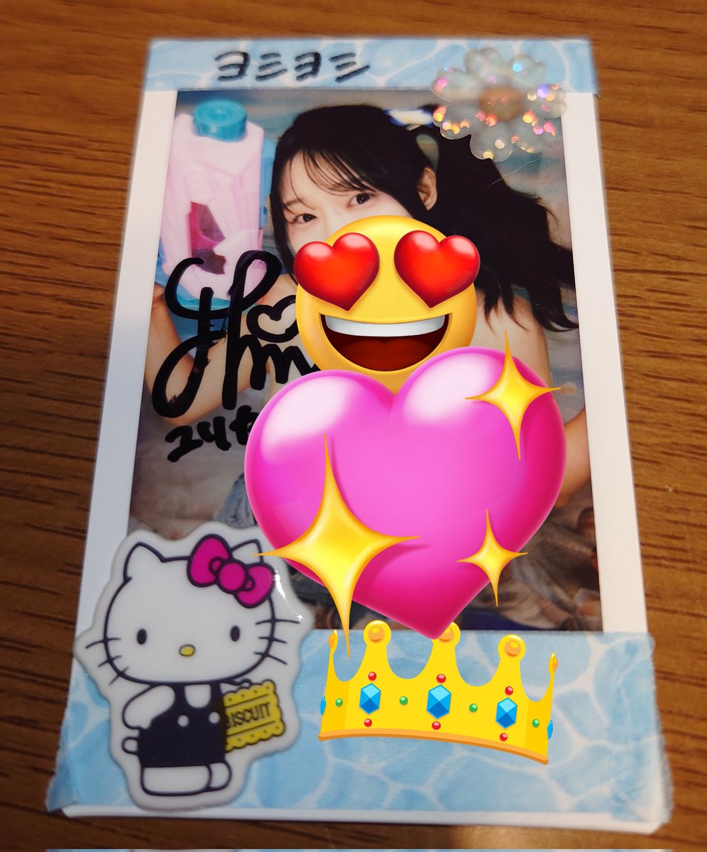 我妻ゆりかさんのチェキが
届いてました🙌☺️🎉
可愛いすぎて癒されます✨😆💕
本当に有難うございます👏☺️🎶
＃我妻ゆりか ＃大好きと叫びたい📣