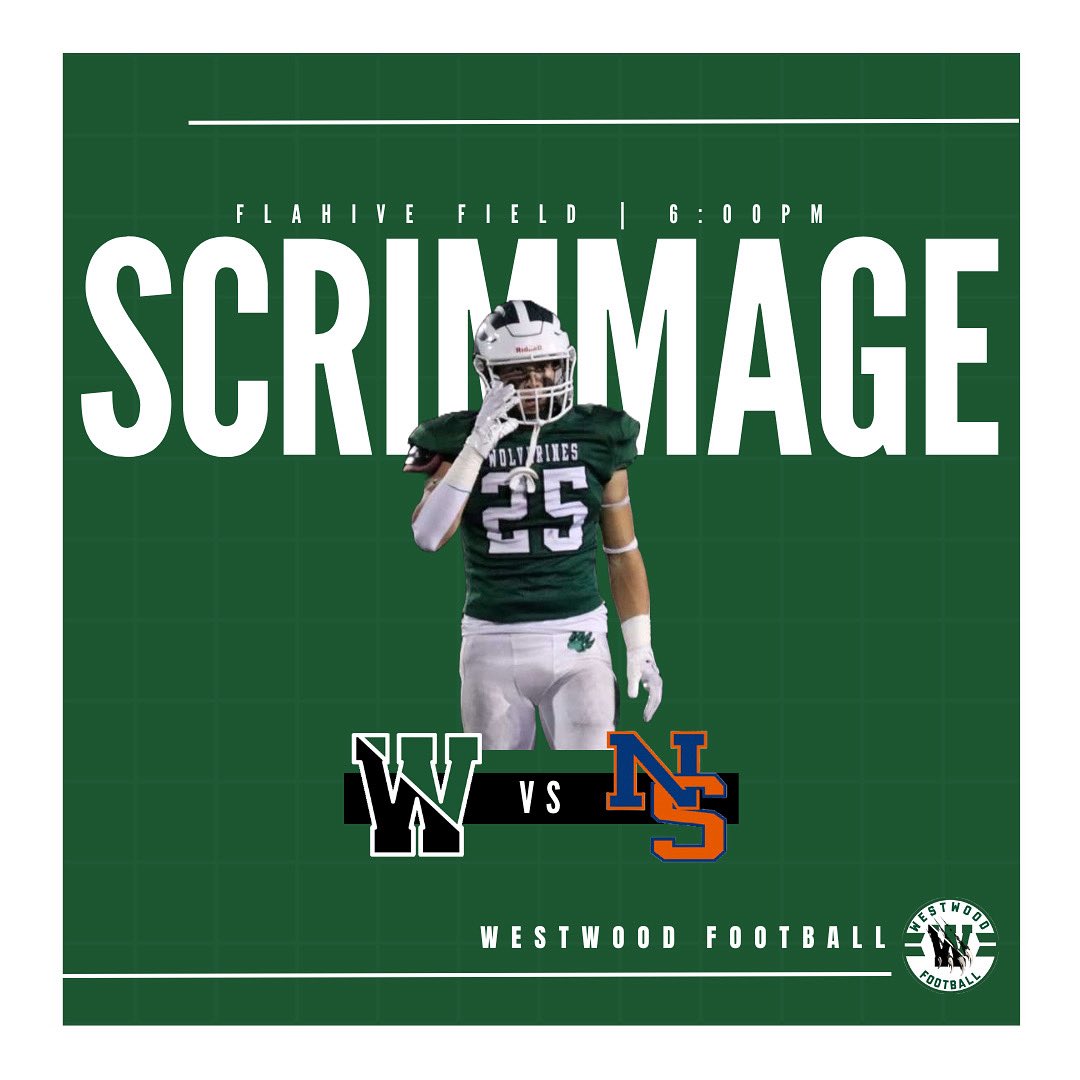 Last scrimmage today on Flahive at 6PM against Newton South!