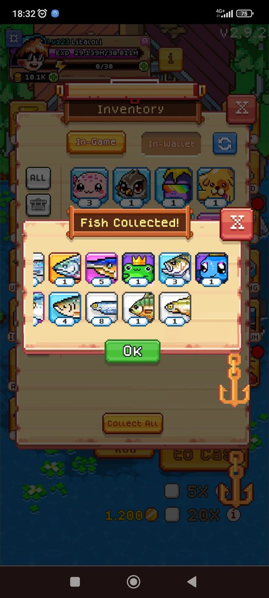Litaloli (@jefriyan91) on Twitter photo Litaloli🐬friends:
“My pet helps me get fish that are hard to catch by fishing.”
Can you outcatch my pet?
Let's play 👉 fishingfrenzy.co/?code=2YFNH0
With <a href="/FishingFrenzyCo/">Fishing Frenzy</a> <a href="/FishingFrenzyID/">Fishing Frenzy Indonesia 🇮🇩</a> Litaloli🐬friends:
“My pet helps me get fish that are hard to catch by fishing.”
Can you outcatch my pet?
Let's play 👉 fishingfrenzy.co/?code=2YFNH0
With <a href="/FishingFrenzyCo/">Fishing Frenzy</a> <a href="/FishingFrenzyID/">Fishing Frenzy Indonesia 🇮🇩</a>