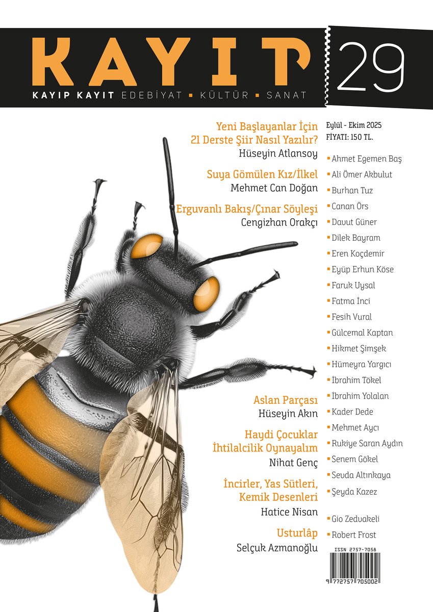 Matbaada ve pek yakında!🐝