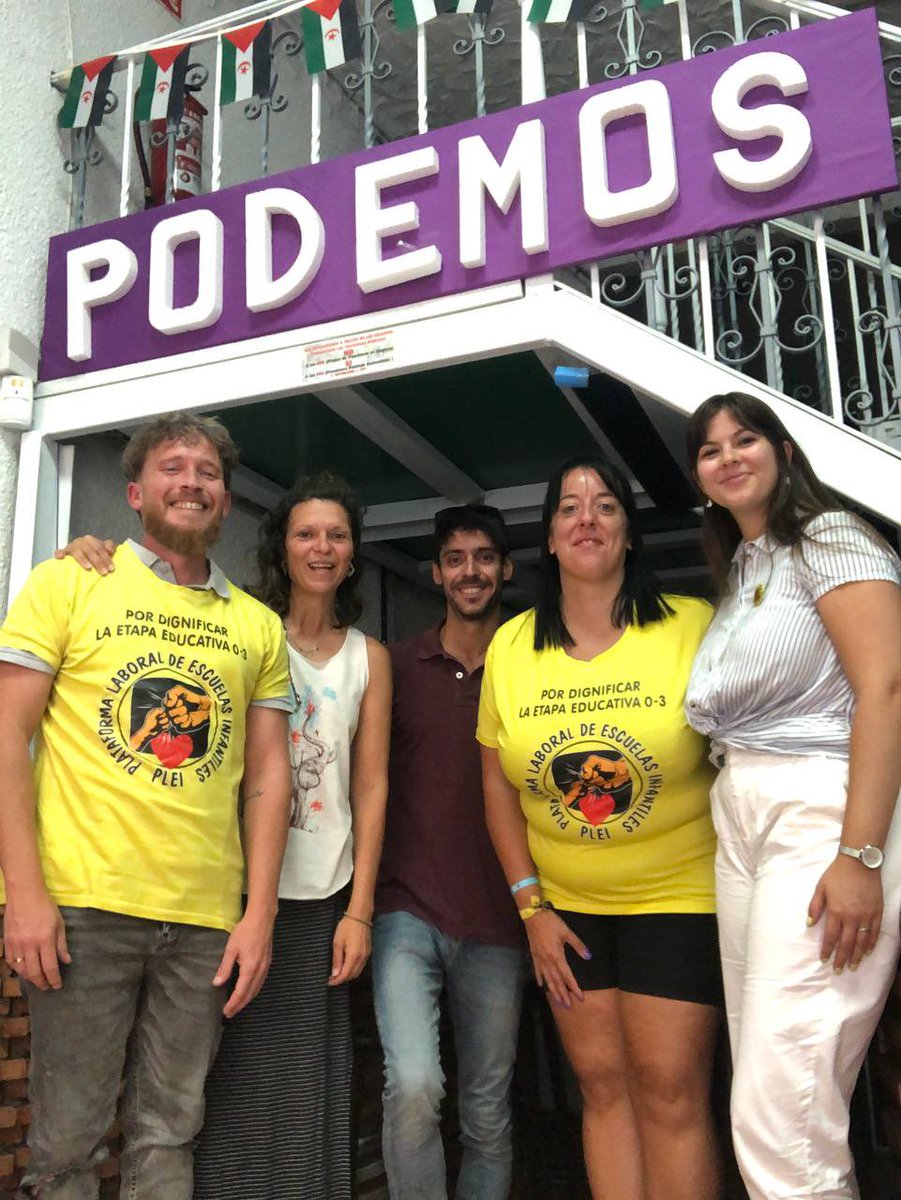 Reunidos con PLEI para compartir miradas y reforzar la acción de las trabajadoras de las escuelas infantiles 👶🏽🏫, un servicio público y esencial para familias, infancia y sociedad.

✊ Por la remunicipalización
📚 Por la rebaja de la carga lectiva

¡A por más derechos!