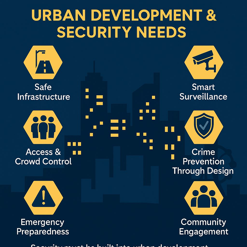 DynamicReact's tweet image. 🏙️ Urban Development & Security
✅ Safe infrastructure
✅ Smart surveillance
✅ Access & crowd control
✅ Crime prevention by design
✅ Emergency preparedness
✅ Community engagement
Security must be built into cities — not added later.
#Security #SmartCities