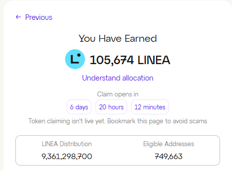 Ngl, finished the airdrop season sitting in Tier 15 LAM, 7430 LXP &amp; 1,633,650 LXP-L, I was hoping for abit more than this..

Nevertheless, always thankful 🙏

Were you satisfied with your allocation of $LINEA?

You know who never disappoints? <a href="/spencer/">Spencer</a> and his team at <a href="/moonbirds/">Moonbirds</a>