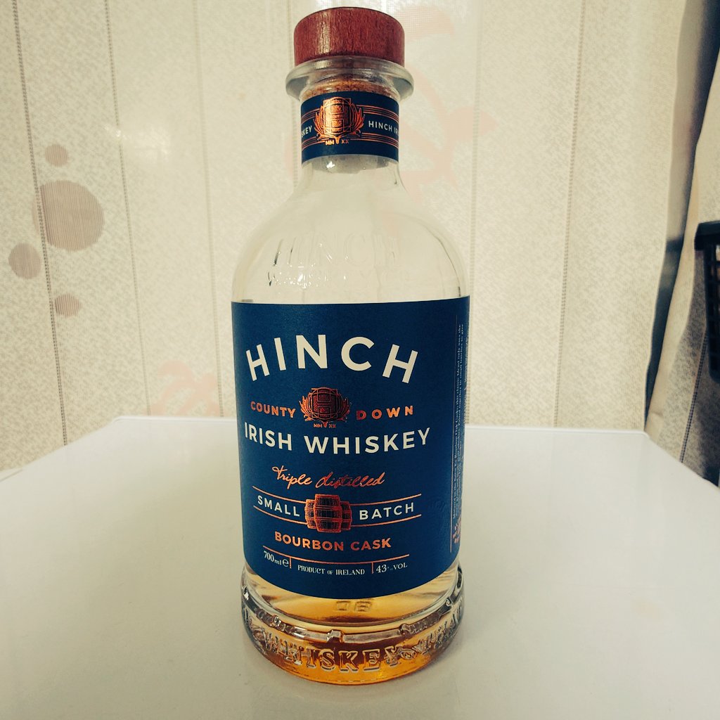 ヒンチ スモールバッチ バーボンカスク🇮🇪🥃
 #ヒンチ
 #アイリッシュウイスキー
 #ハイボール
 #晩酌