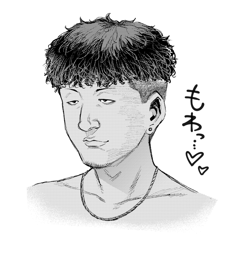 サウナで俺以外の客4人ともこのヘアスタイルで汗止まらんかった 