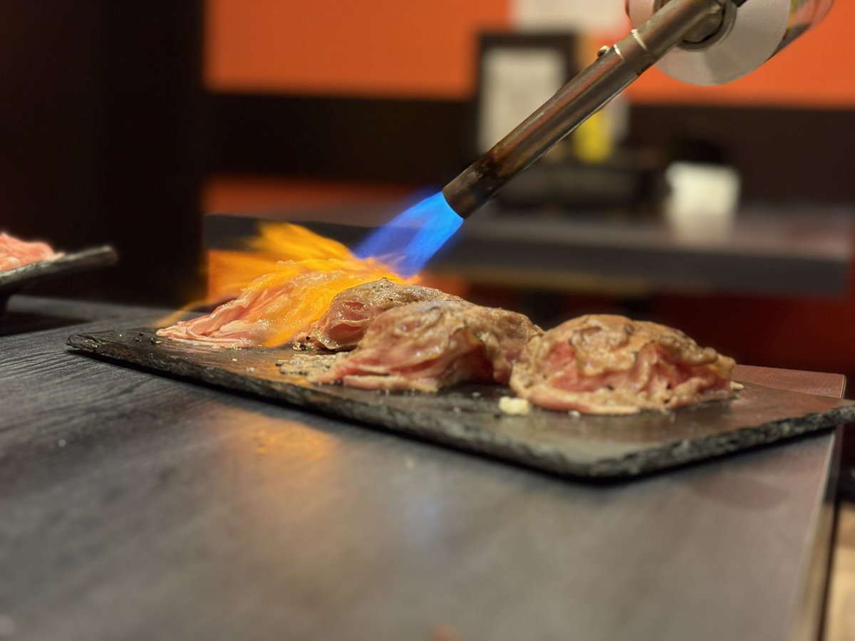 ラムしゃぶと炙りラム寿司を食べてきたよ