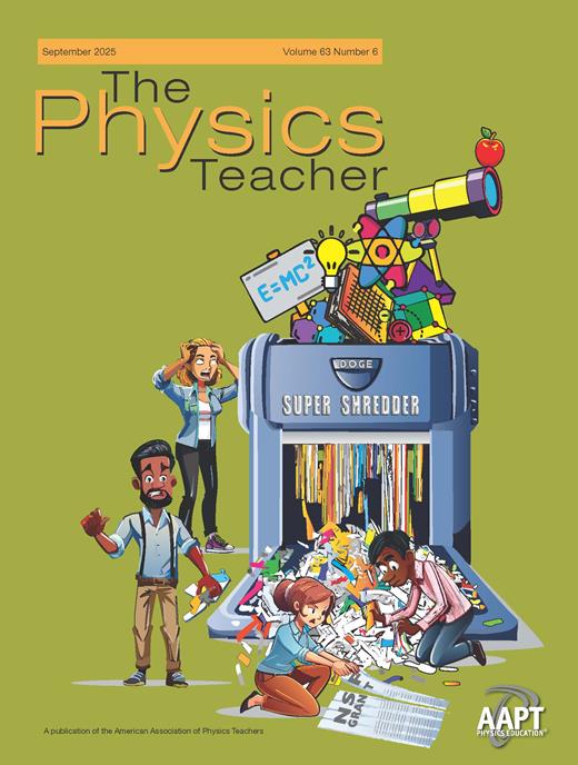 This month’s cover of #TPT is a cartoon representation of the recent attacks on science and education (artwork by Jen Geneakos). See “Leaning into Justice—Defending Education and Science” by Gary White on page 402). pubs.aip.org/aapt/pte/issue… #PhysicsTeachers #PhysicsEducation