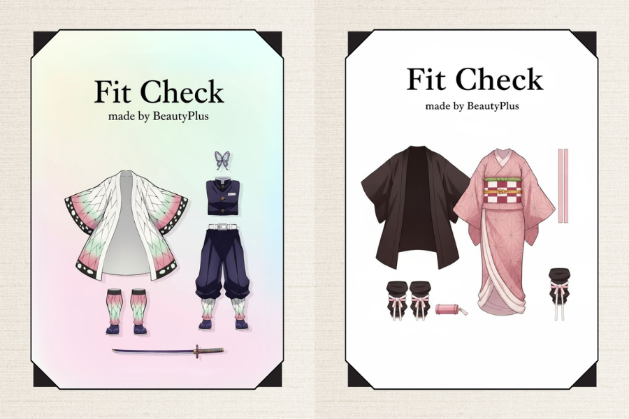 beautypluscom's tweet photo. BeautyPlusに新しい「フィットチェック」効果が登場！めっちゃ楽しい✨推しにぜひ試してみてね💖
#鬼滅の刃 #竈門炭治郎 #竈門禰󠄀豆子 #我妻善逸 #嘴平伊之助 #冨岡義勇 #フィットチェック #DemonSlayer #BeautyPlus #beautyplusapp #ビューティープラス #写真加工 #写真編集 #加工アプ #エディタ #AI https://t.co/q3TsuSqyBH