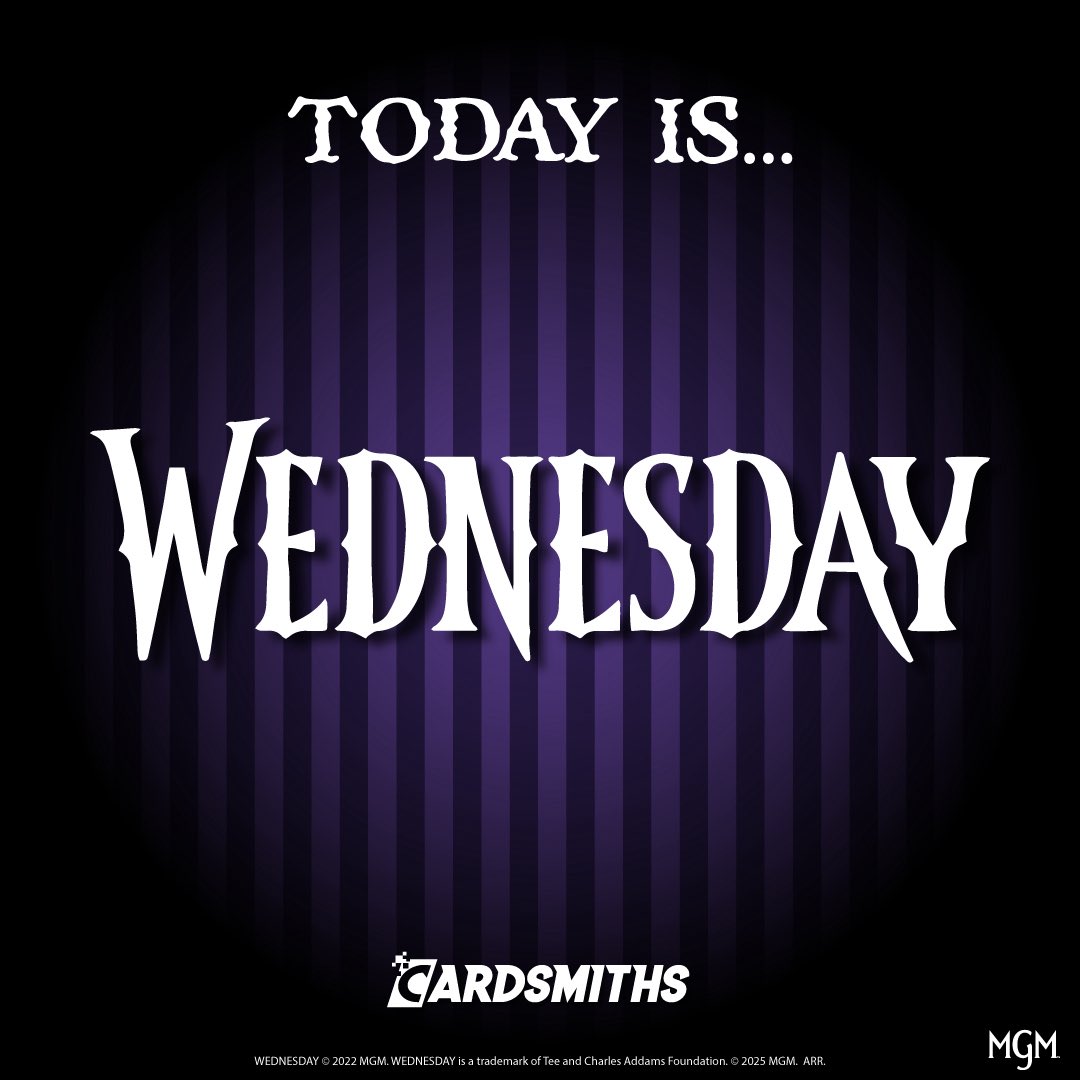 “Every day is about me. This one just comes with cake and a bad song.”

#Cardsmiths
#TradingCards
<a href="/netflix/">Netflix</a> 
#Wednesday #Netflix