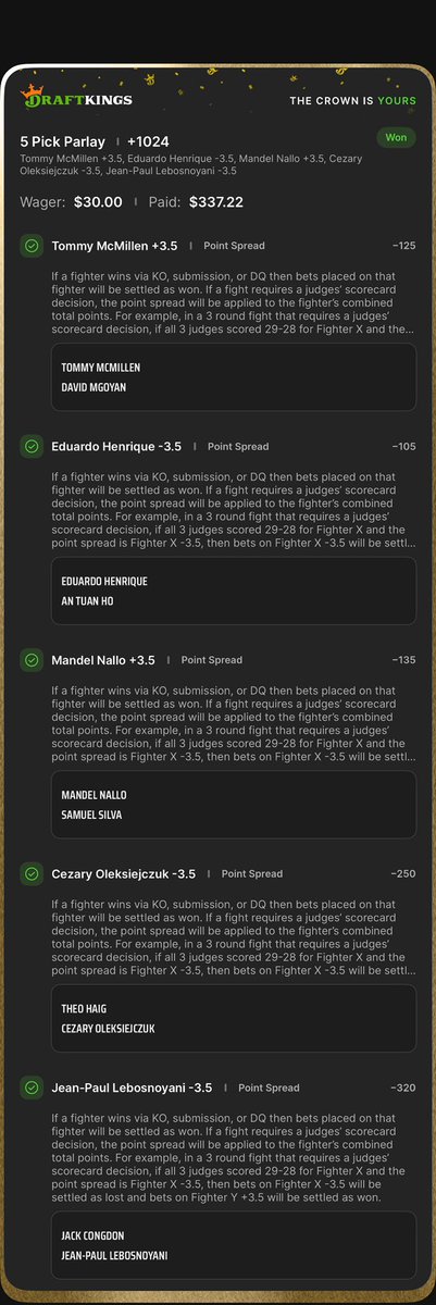 Winners called out in premium last night by <a href="/ItsMarcusSalas/">marcus</a> 🧹