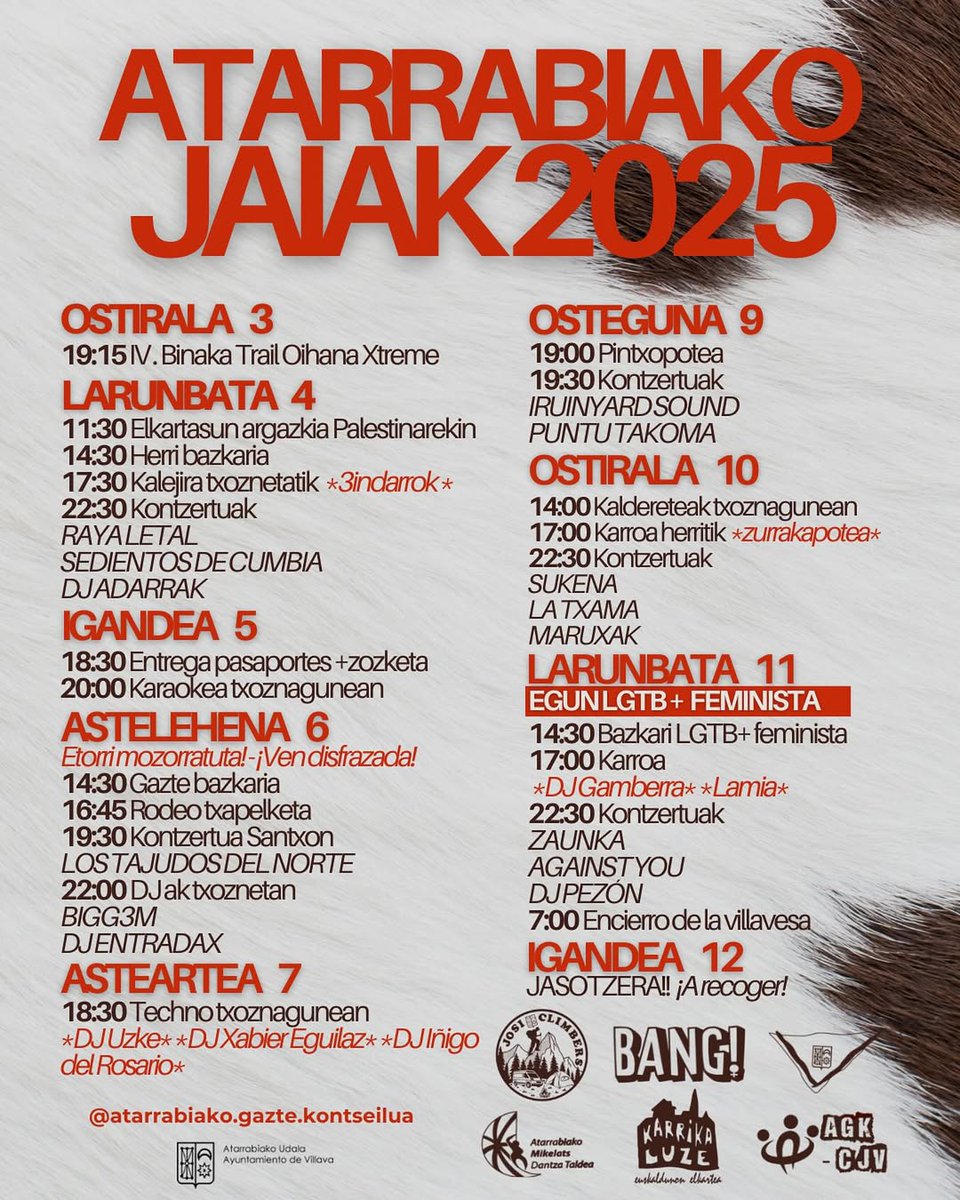 Urriaren 9an Atarrabian egongo gara DJ SET moduan 🕺🏿

CLASSIC PINTXOPO 💃🏿