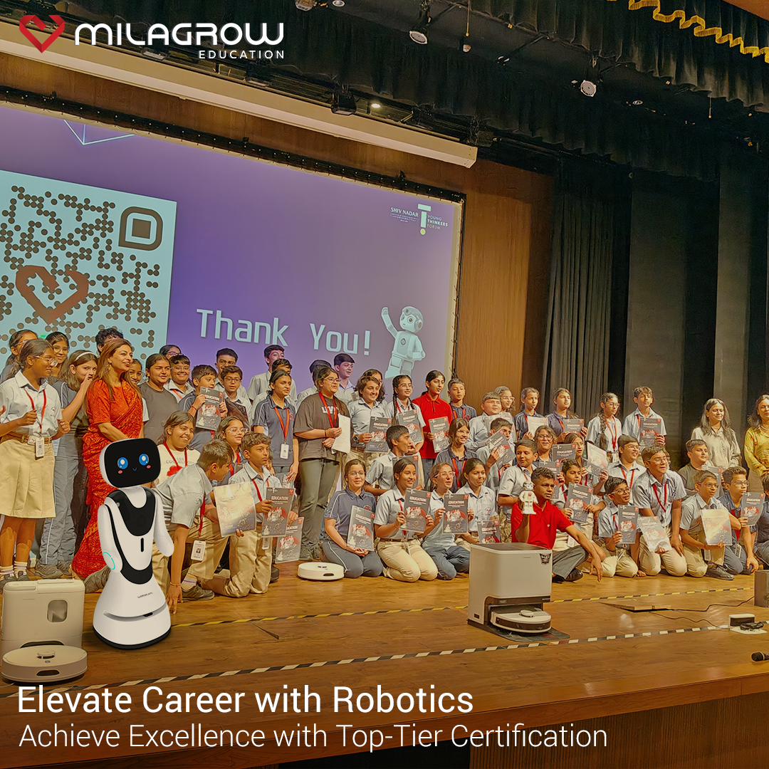 MilagrowRobots's tweet image. Boost your career with cutting-edge robotics training 🤖. Gain top-tier certification and stand out in the tech world. Future-ready skills start here!
Learn More: zurl.co/EAb7U

 #RoboticsCareer #STEMSkills  #SmartLearning #EdTech #Milagrow #MilagrowEducation