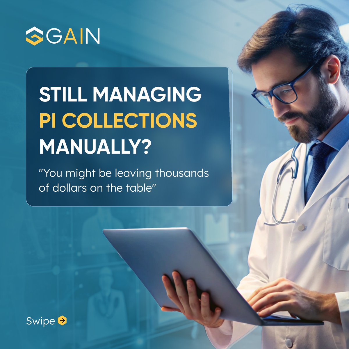 gainservicing's tweet photo. Are your personal injury collections slower than you’d like? Managing cases manually—you might be missing out on hundreds of thousands in lost collections. Here's what to do instead:

#PersonalInjury #MedicalRevenueCycle #HealthcareEfficiency #LegalTech https://t.co/Dpv2qwLFr9
