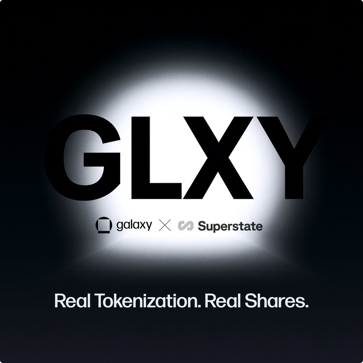 GLXY Tokenization Announcement Graphic
